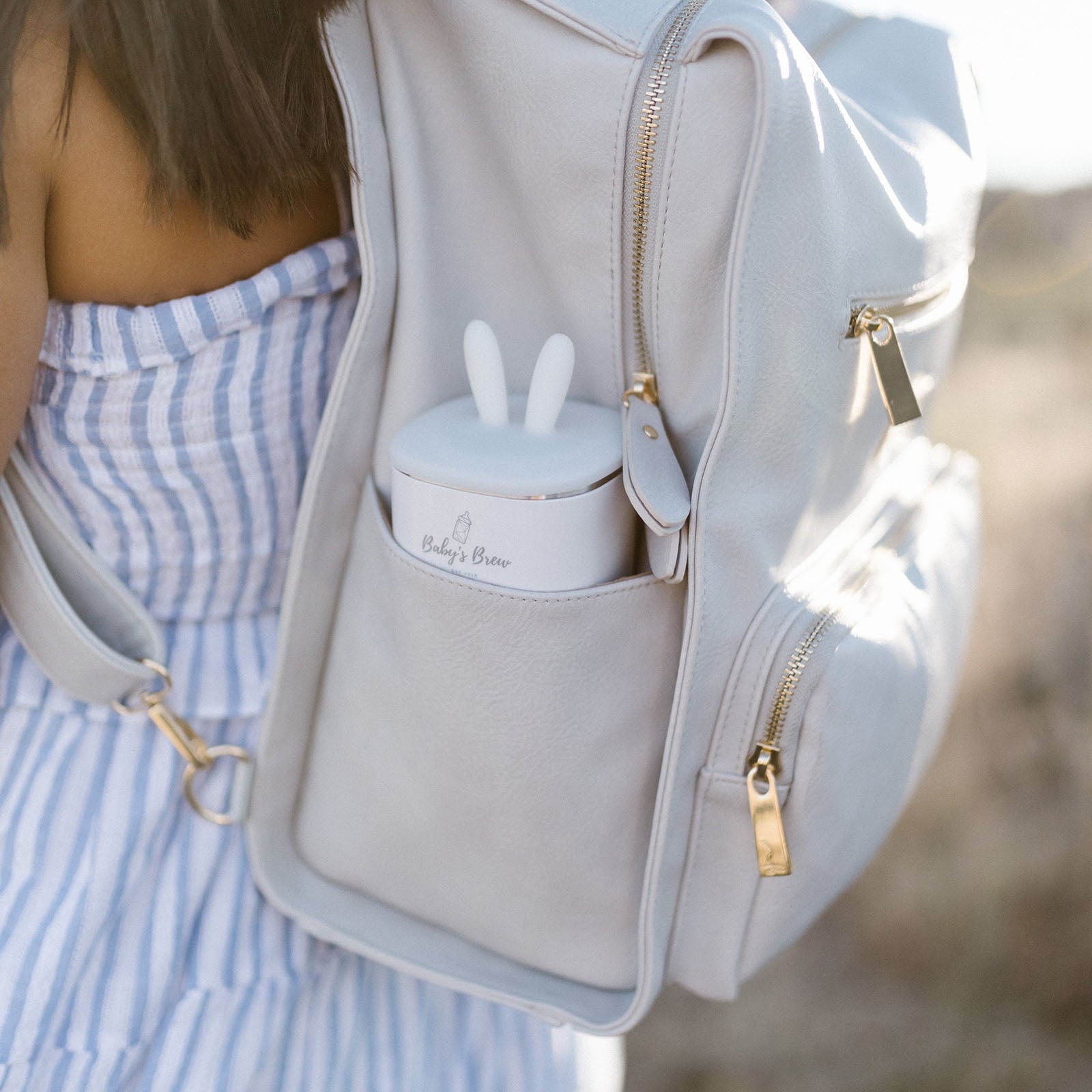 Portable Baby’S Brew Bottle Warmer + Dispenser Set – USB-C Rechargeable, Cordless Feeding On-The-Go